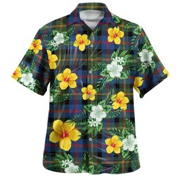 MacDonald of Borrodale (Donald Borrodale Historic) Modern Clan Badge Tartan Hawaiian Shirt Summer Vibes Style