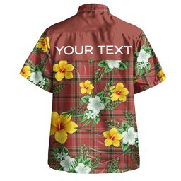 MacDonald of Belfinlay Weathered Clan Badge Tartan Hawaiian Shirt Summer Vibes Style