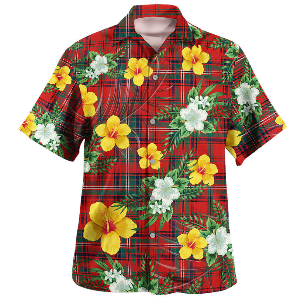 MacClure Modern Clan Badge Tartan Hawaiian Shirt Summer Vibes Style