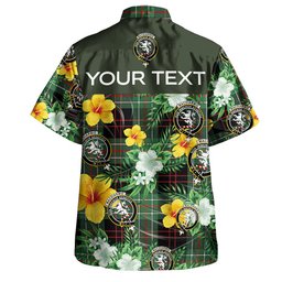 MacDiarmid Modern Clan Badge Tartan Hawaiian Shirt Summer Vibes Style