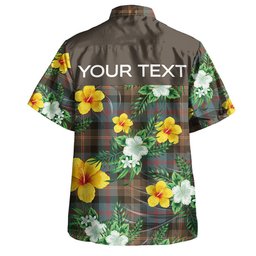 MacDonald of Borrodale (Donald Borrodale Historic) Weathered Clan Badge Tartan Hawaiian Shirt Summer Vibes Style