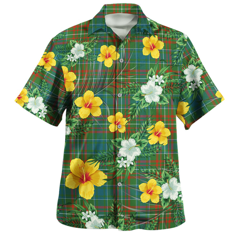 MacConnell Ancient Clan Badge Tartan Hawaiian Shirt Summer Vibes Style