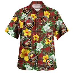 MacDonald of Belfinlay Modern Clan Badge Tartan Hawaiian Shirt Summer Vibes Style
