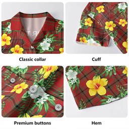 MacDonald of Belfinlay Modern Clan Badge Tartan Hawaiian Shirt Summer Vibes Style