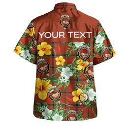 MacDonald of Belfinlay Ancient Clan Badge Tartan Hawaiian Shirt Summer Vibes Style