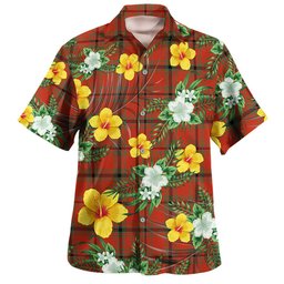 MacDonald of Belfinlay Ancient Clan Badge Tartan Hawaiian Shirt Summer Vibes Style
