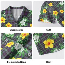 MacBride Weathered Clan Badge Tartan Hawaiian Shirt Summer Vibes Style