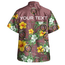 MacAlister Weathered Clan Badge Tartan Hawaiian Shirt Summer Vibes Style