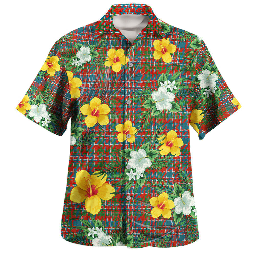 MacDonald of Boisdale (Donald Boisdale) Ancient Clan Badge Tartan Hawaiian Shirt Summer Vibes Style