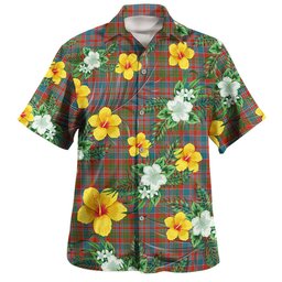MacDonald of Boisdale (Donald Boisdale) Ancient Clan Badge Tartan Hawaiian Shirt Summer Vibes Style
