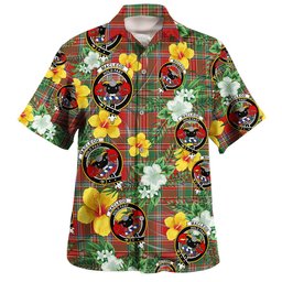 MacLeod of Gesto Modern Clan Badge Tartan Hawaiian Shirt Summer Vibes Style