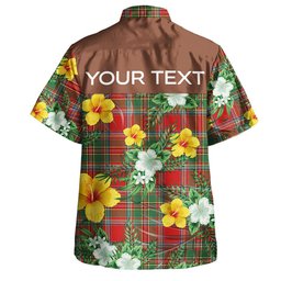 MacLeod of Gesto Modern Clan Badge Tartan Hawaiian Shirt Summer Vibes Style