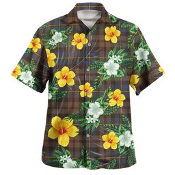 MacLeod of Skeabost Modern Clan Badge Tartan Hawaiian Shirt Summer Vibes Style