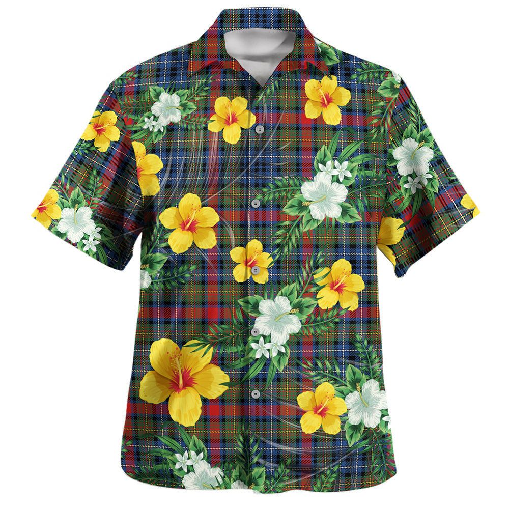 MacDonald of P.E. Island (Donald of P.E. Island) Modern Clan Badge Tartan Hawaiian Shirt Summer Vibes Style