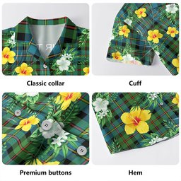 MacLeod of Skeabost Ancient Clan Badge Tartan Hawaiian Shirt Summer Vibes Style