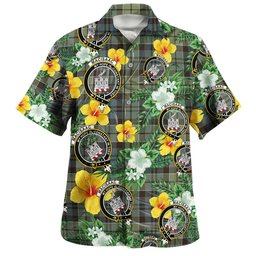 MacIsaac Weathered Clan Badge Tartan Hawaiian Shirt Summer Vibes Style