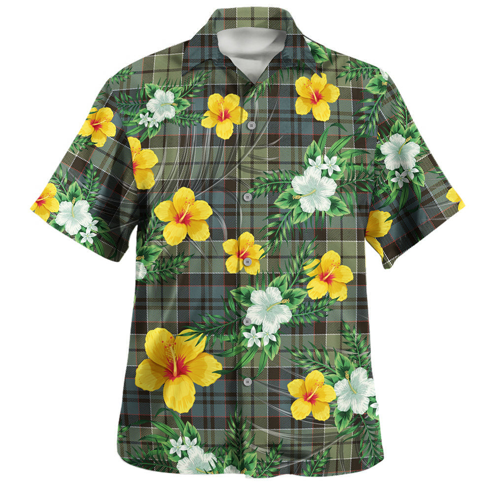 MacIsaac Weathered Clan Badge Tartan Hawaiian Shirt Summer Vibes Style