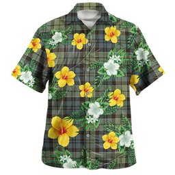 MacIsaac Weathered Clan Badge Tartan Hawaiian Shirt Summer Vibes Style