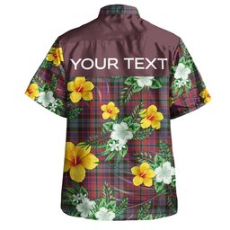 MacInroy Weathered Clan Badge Tartan Hawaiian Shirt Summer Vibes Style