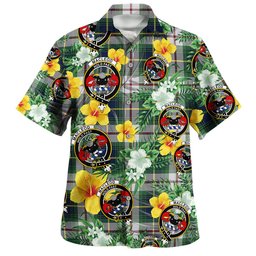 MacLeod of California Modern Clan Badge Tartan Hawaiian Shirt Summer Vibes Style