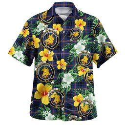 MacIver of Strome Modern Clan Badge Tartan Hawaiian Shirt Summer Vibes Style