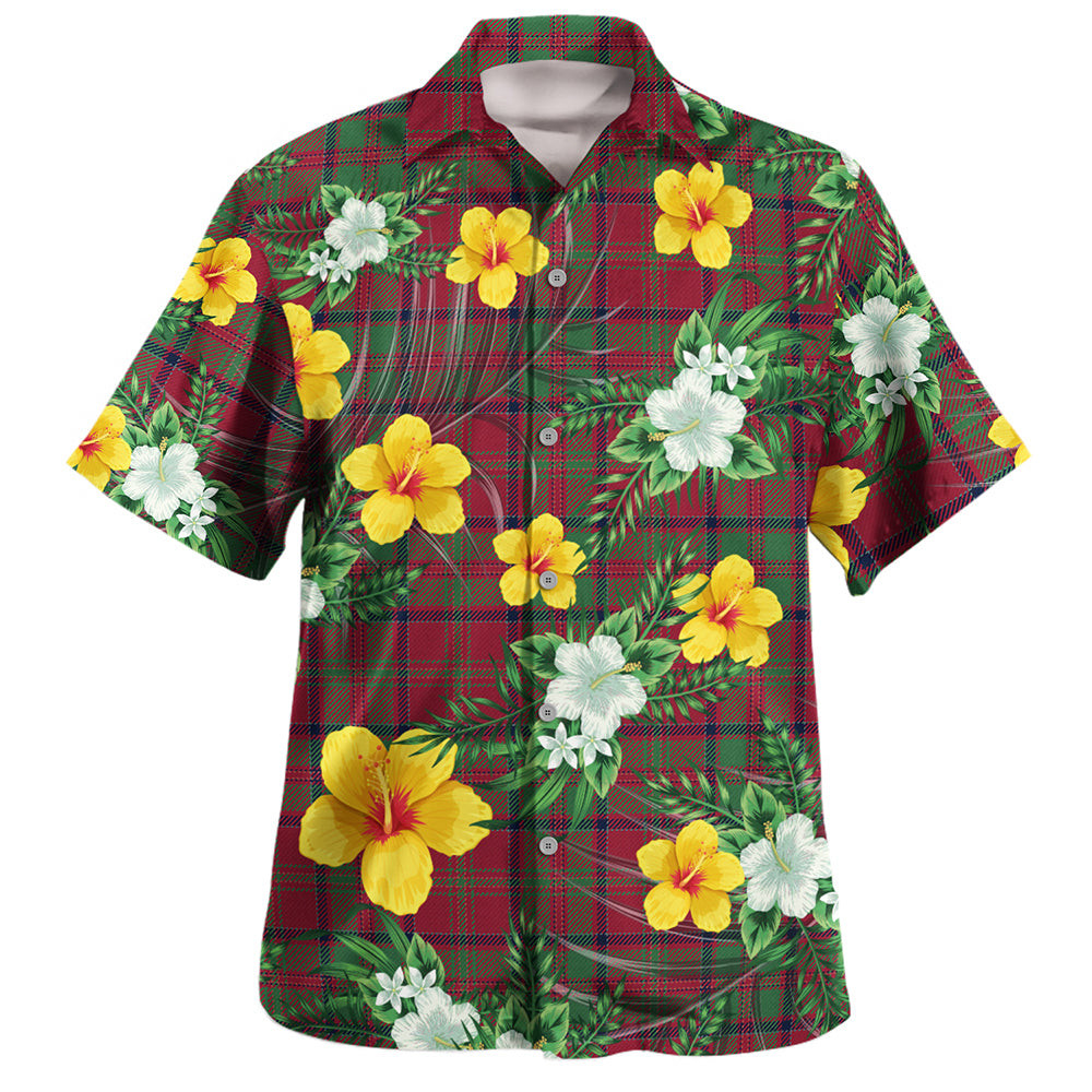 MacDonald of Glencoe (Donald of Glencoe) Modern Clan Badge Tartan Hawaiian Shirt Summer Vibes Style