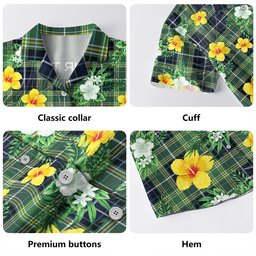 MacKellar Modern Clan Badge Tartan Hawaiian Shirt Summer Vibes Style