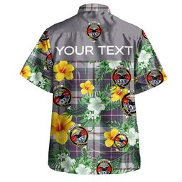 MacLeod of California Weathered Clan Badge Tartan Hawaiian Shirt Summer Vibes Style