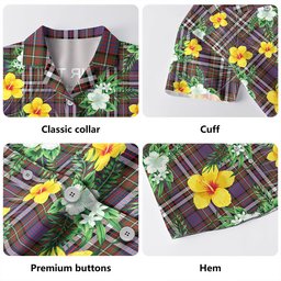MacDonell of Glengarry Dress Ancient Clan Badge Tartan Hawaiian Shirt Summer Vibes Style