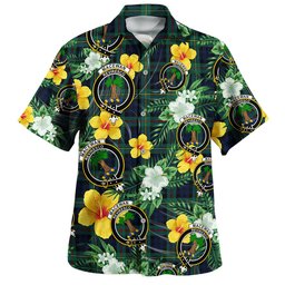 MacEwan Modern Clan Badge Tartan Hawaiian Shirt Summer Vibes Style