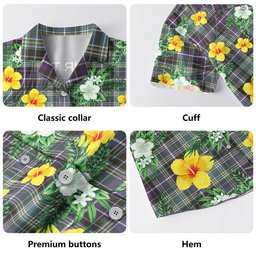 MacKellar Weathered Clan Badge Tartan Hawaiian Shirt Summer Vibes Style