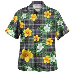 MacKellar Weathered Clan Badge Tartan Hawaiian Shirt Summer Vibes Style