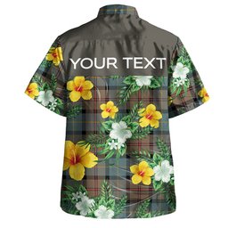 MacLeod of Assynt Weathered Clan Badge Tartan Hawaiian Shirt Summer Vibes Style