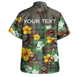 MacLeod of Assynt Weathered Clan Badge Tartan Hawaiian Shirt Summer Vibes Style
