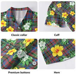 MacInroy Ancient Clan Badge Tartan Hawaiian Shirt Summer Vibes Style
