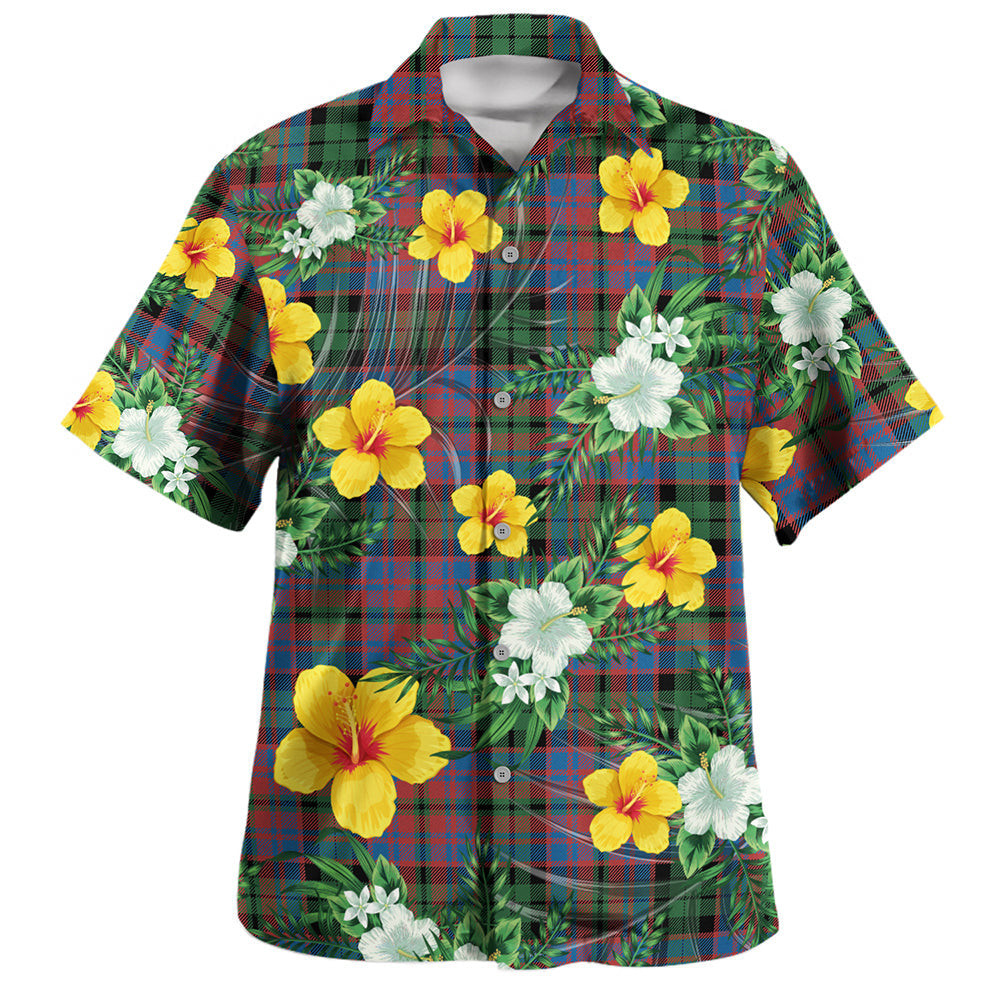 MacInroy Ancient Clan Badge Tartan Hawaiian Shirt Summer Vibes Style