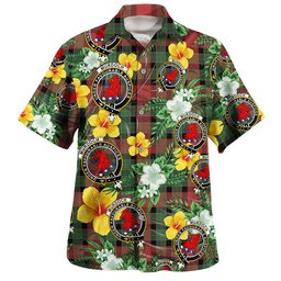 Murdoch Ancient Clan Badge Tartan Hawaiian Shirt Summer Vibes Style