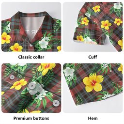 Murdoch Weathered Clan Badge Tartan Hawaiian Shirt Summer Vibes Style