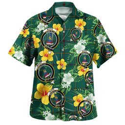 Marr Modern Clan Badge Tartan Hawaiian Shirt Summer Vibes Style