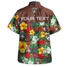 Plummer Modern Clan Badge Tartan Hawaiian Shirt Summer Vibes Style