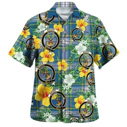 Maver Dress Ancient Clan Badge Tartan Hawaiian Shirt Summer Vibes Style