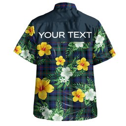 Murray of Atholl (Murray) Modern Clan Badge Tartan Hawaiian Shirt Summer Vibes Style