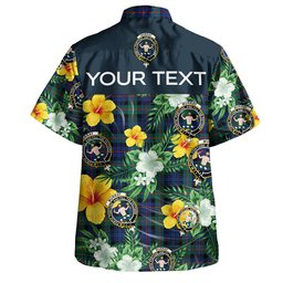 Murray of Atholl (Murray) Modern Clan Badge Tartan Hawaiian Shirt Summer Vibes Style