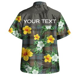 MacTaggart Weathered Clan Badge Tartan Hawaiian Shirt Summer Vibes Style