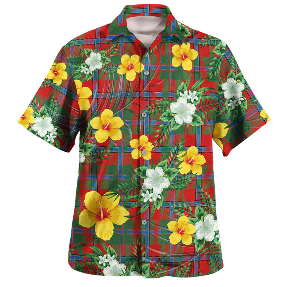 Murray of Abercairney Modern Clan Badge Tartan Hawaiian Shirt Summer Vibes Style