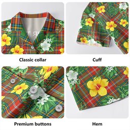 MacWhirter Ancient Clan Badge Tartan Hawaiian Shirt Summer Vibes Style