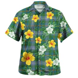 Porteous Ancient Clan Badge Tartan Hawaiian Shirt Summer Vibes Style