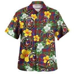 MacTier Modern Clan Badge Tartan Hawaiian Shirt Summer Vibes Style