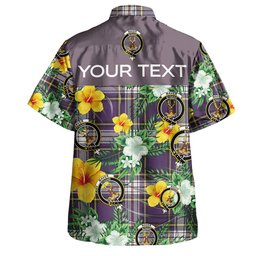 Maver Dress Weathered Clan Badge Tartan Hawaiian Shirt Summer Vibes Style