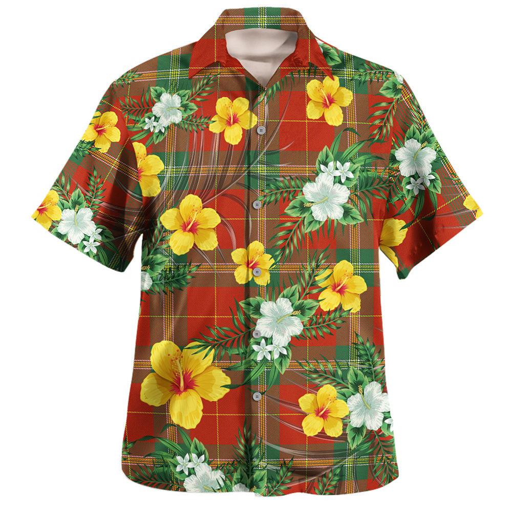 Maver Modern Clan Badge Tartan Hawaiian Shirt Summer Vibes Style